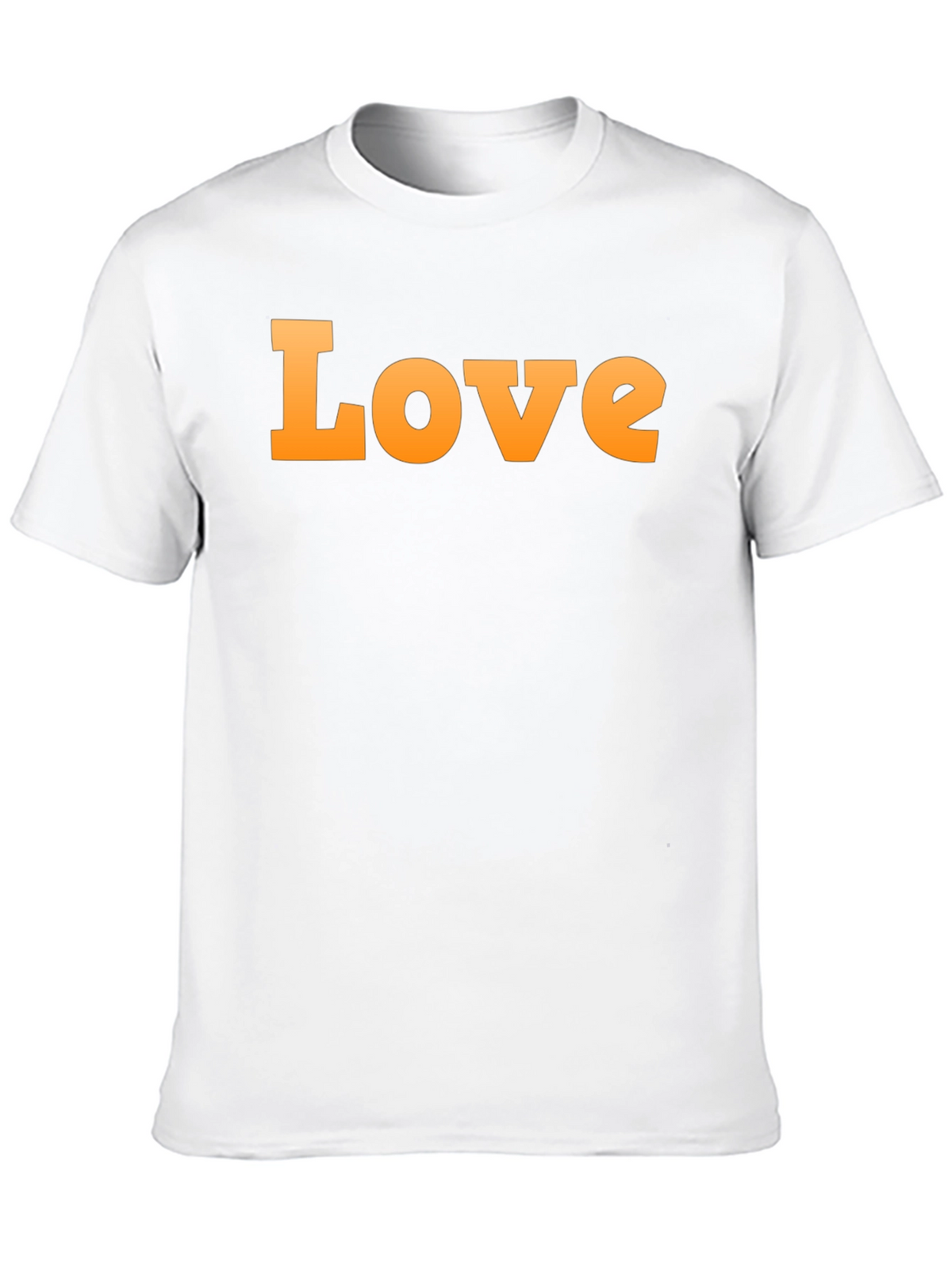 Love Graphic Print Crew Neck T-Shirt