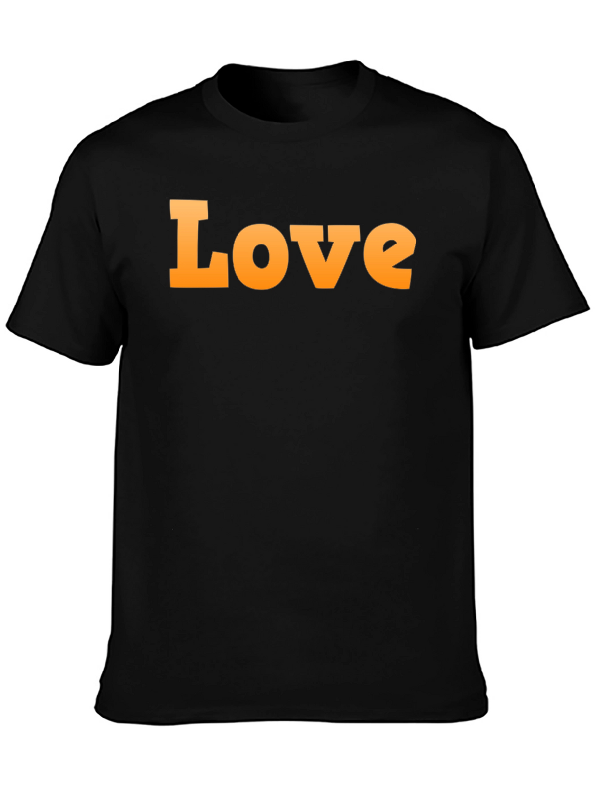 Love Graphic Print Crew Neck T-Shirt