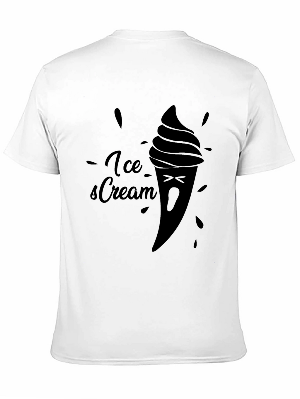 Ice Cream Graphic Tee - Soft Cotton Comfort