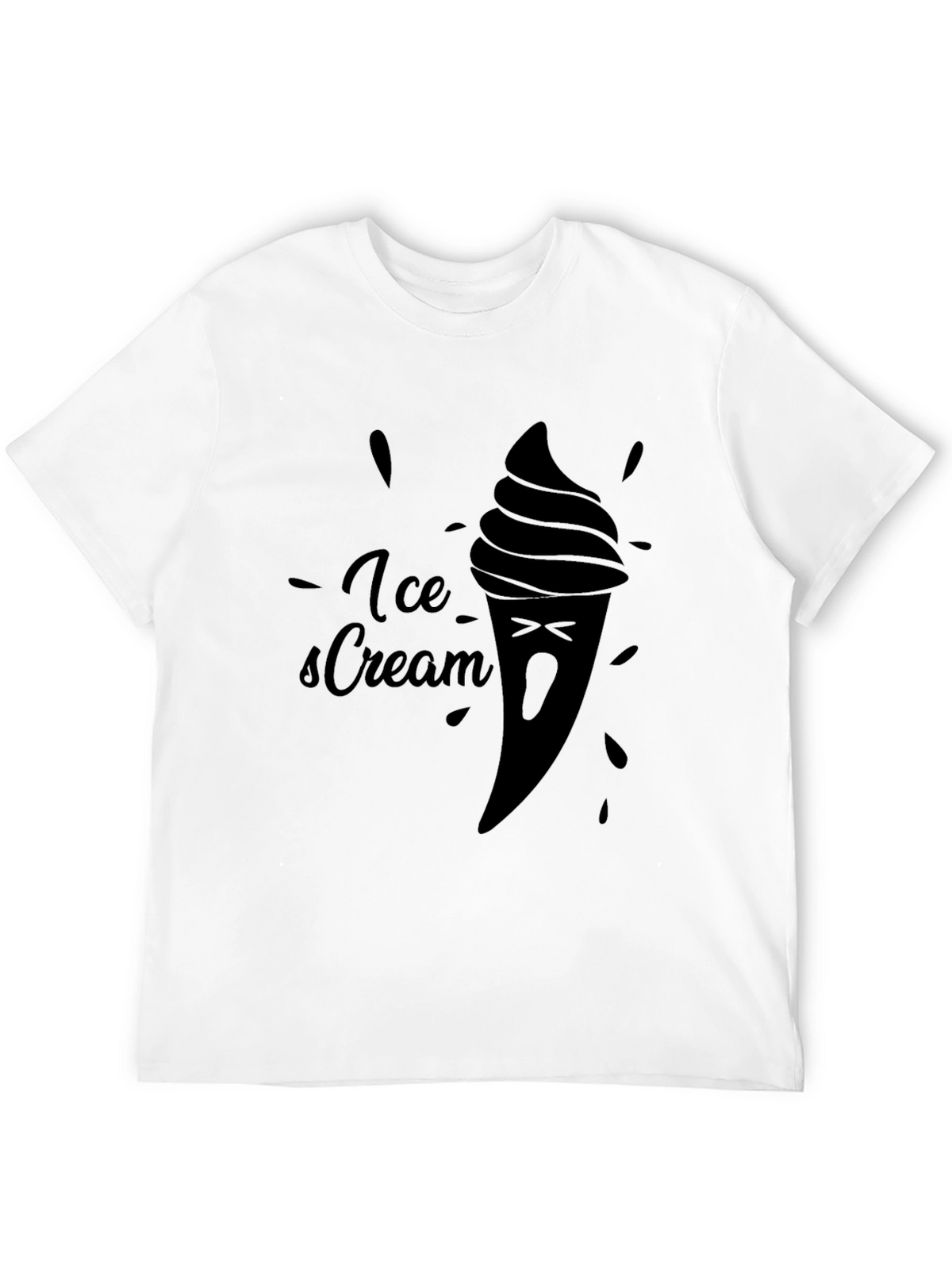 Ice Cream Graphic Tee - Soft Cotton Comfort
