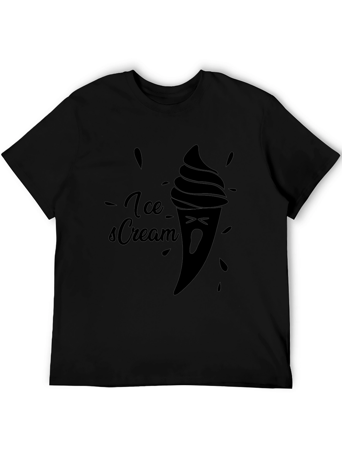 Ice Cream Graphic Tee - Soft Cotton Comfort