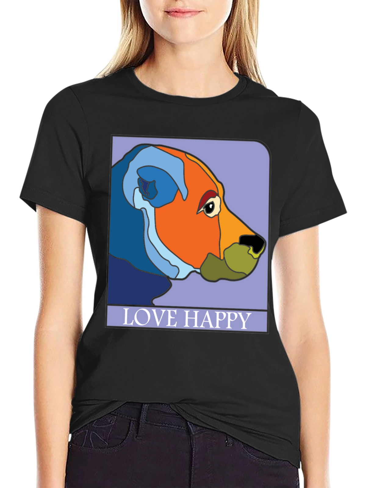 Love Happy Art T-Shirt - Stylish Graphic Tee