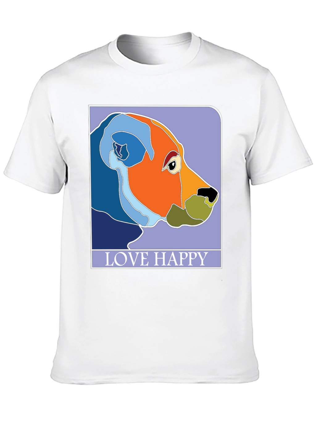 Love Happy Art T-Shirt - Stylish Graphic Tee