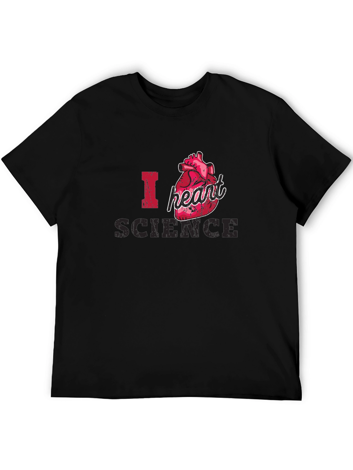 I Heart Science T-Shirt - Anatomical Heart Design