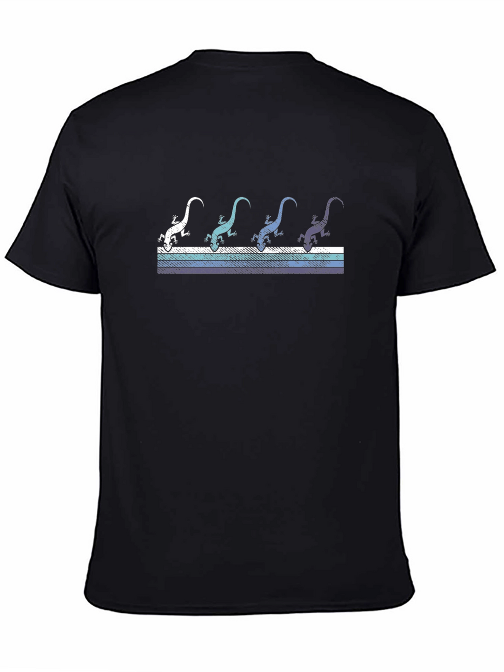 Retro Lizard Graphic Tee - Cool Reptile Design
