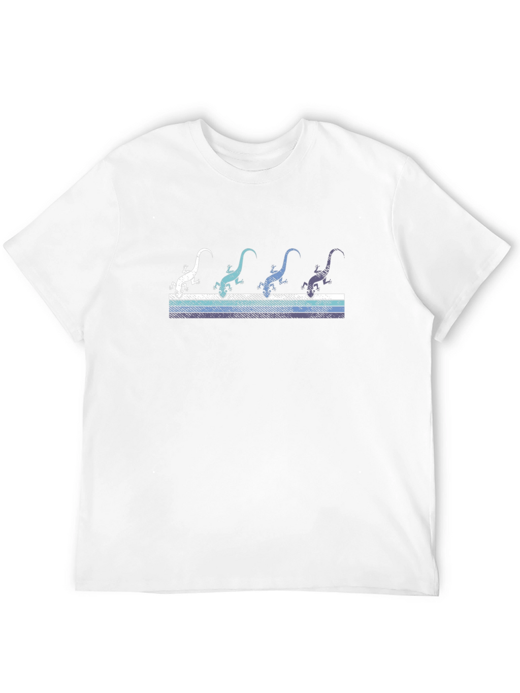 Retro Lizard Graphic Tee - Cool Reptile Design
