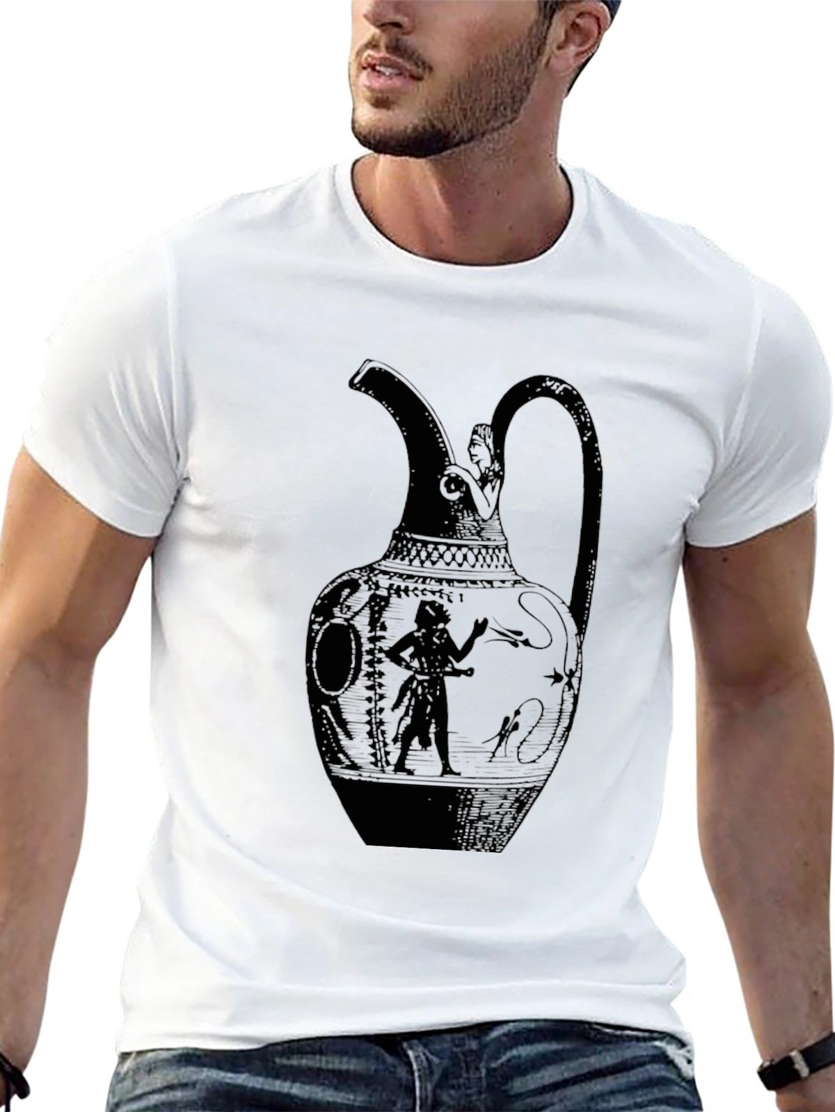 Ancient Greek Vase Graphic T-Shirt