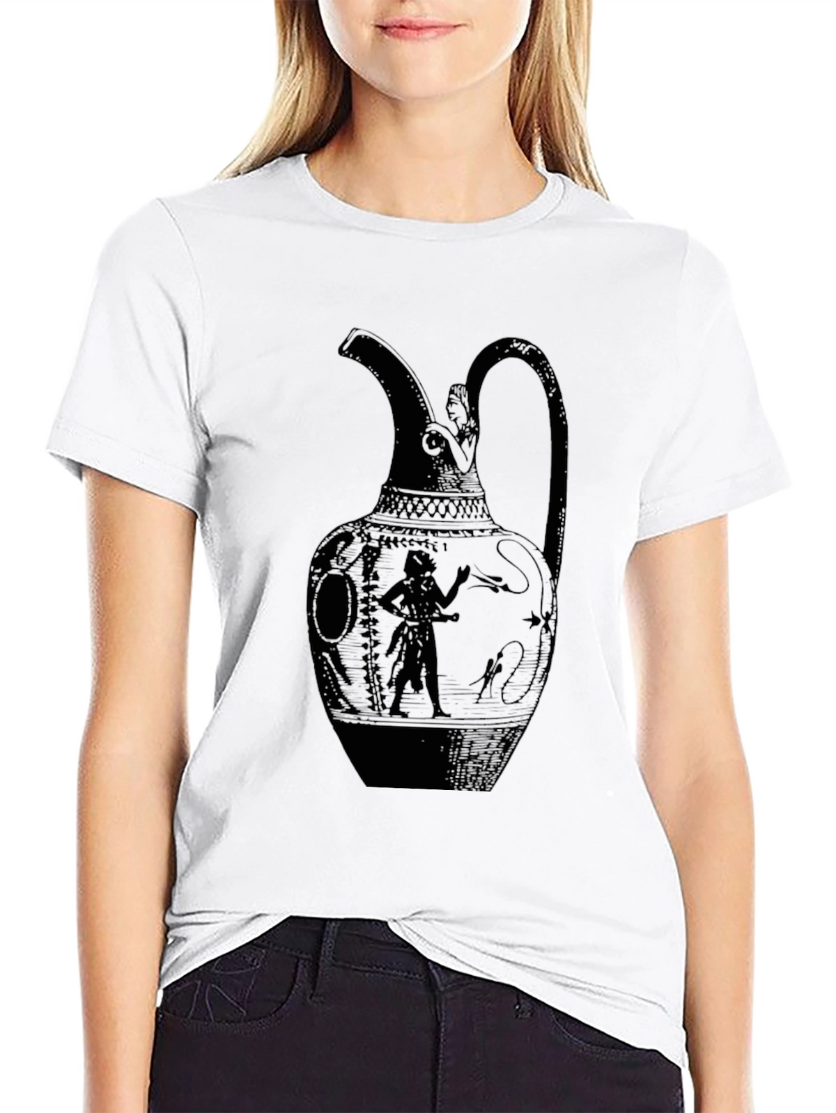 Ancient Greek Vase Graphic T-Shirt