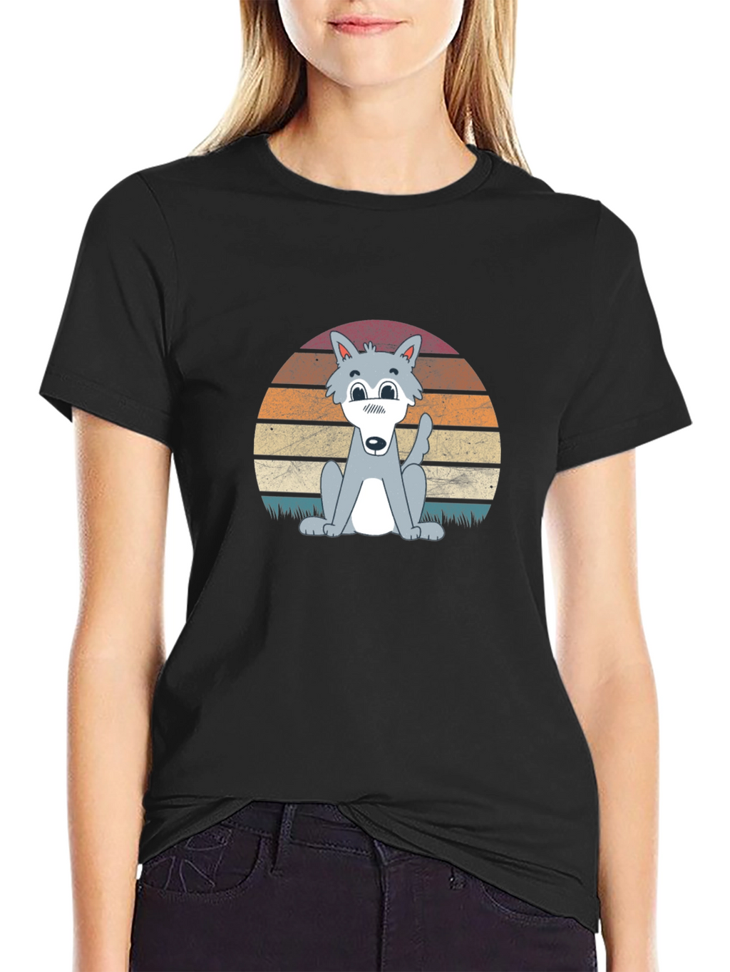 Wolf Graphic T-Shirt - Retro Style Comfort