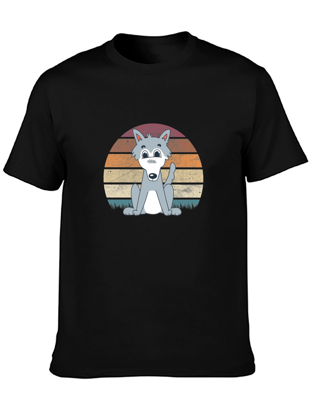 Wolf Graphic T-Shirt - Retro Style Comfort