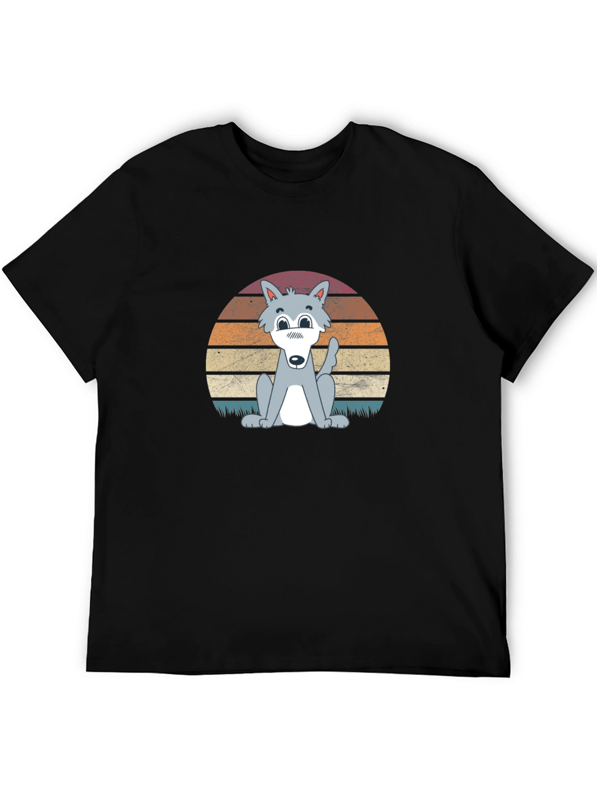 Wolf Graphic T-Shirt - Retro Style Comfort