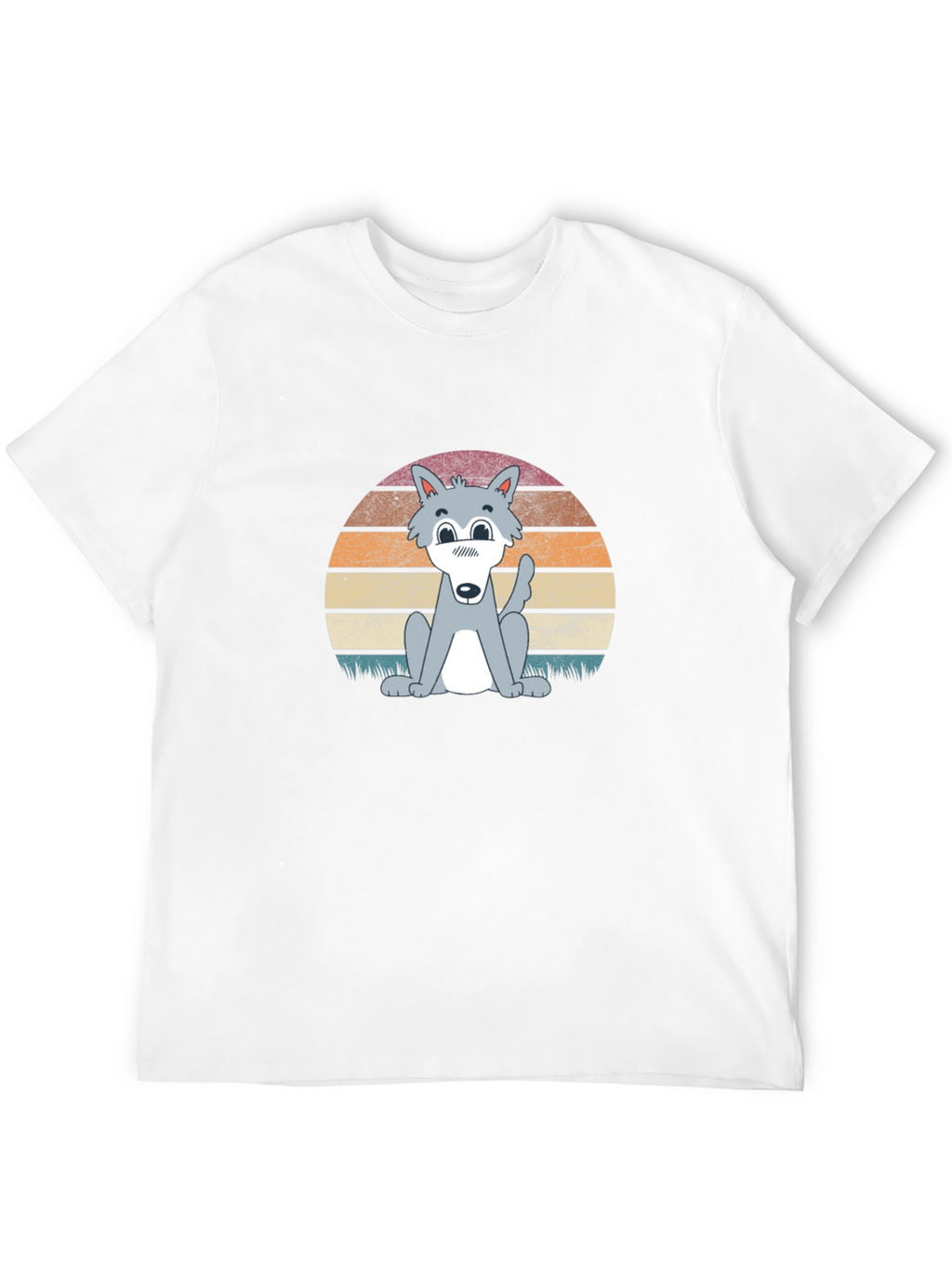 Wolf Graphic T-Shirt - Retro Style Comfort