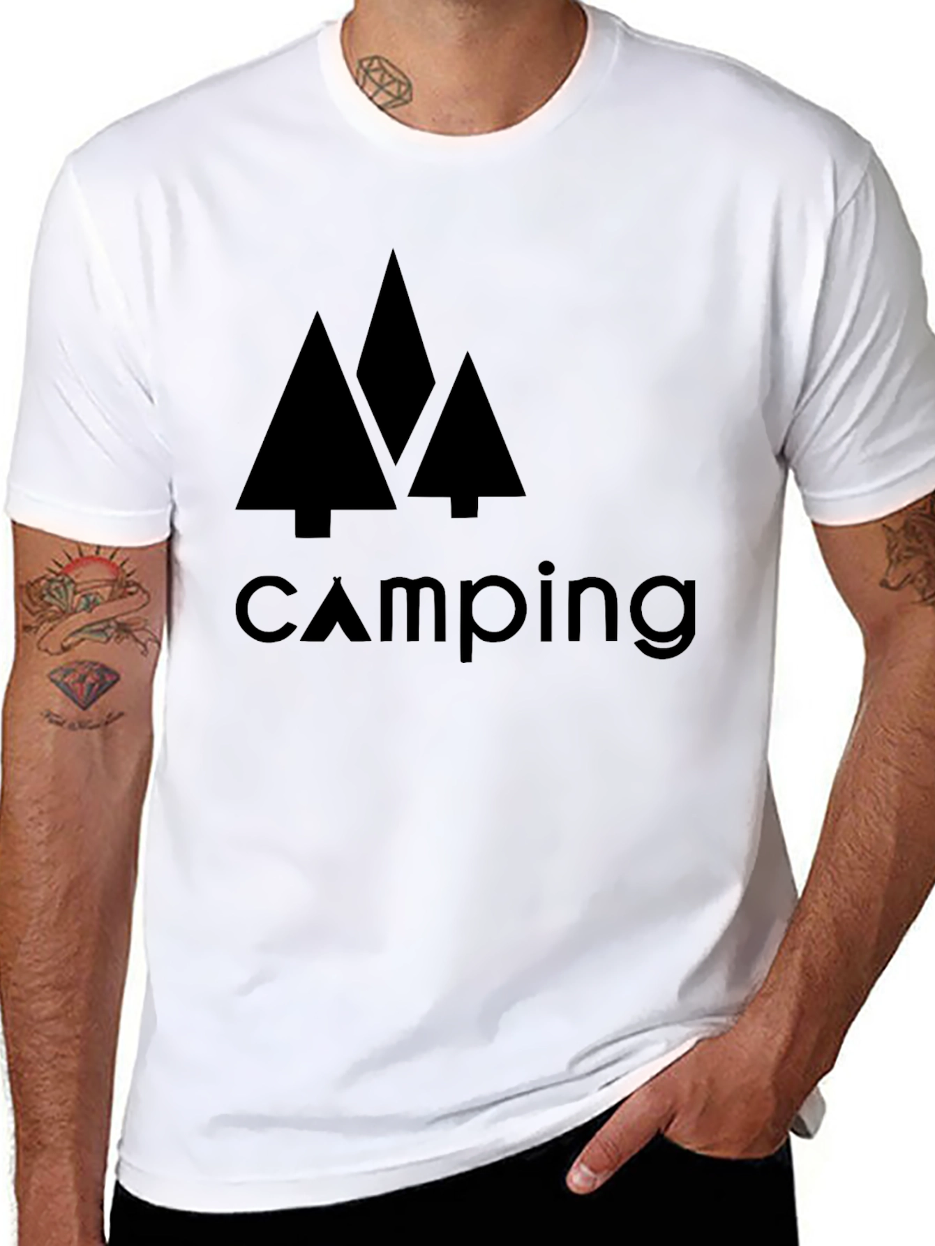 Camping Graphic T-Shirt - Nature Inspired Tee