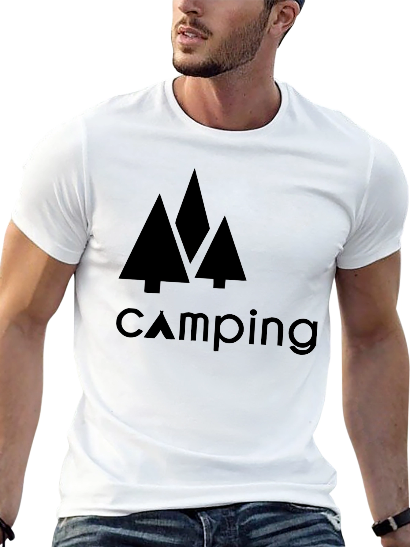 Camping Graphic T-Shirt - Nature Inspired Tee
