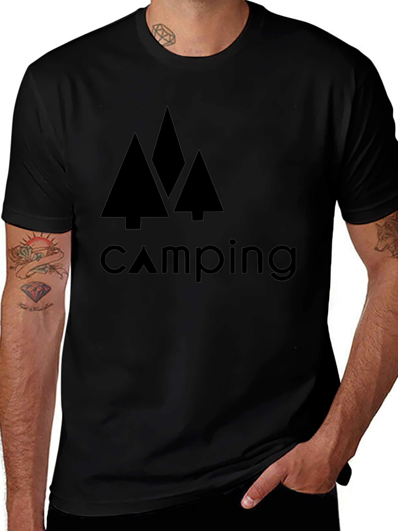 Camping Graphic T-Shirt - Nature Inspired Tee