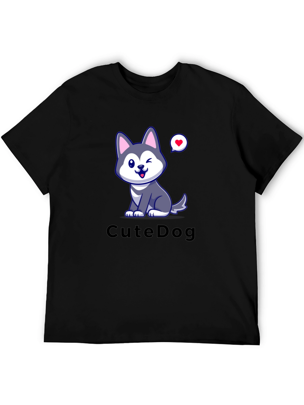 Cute Dog Graphic T-Shirt