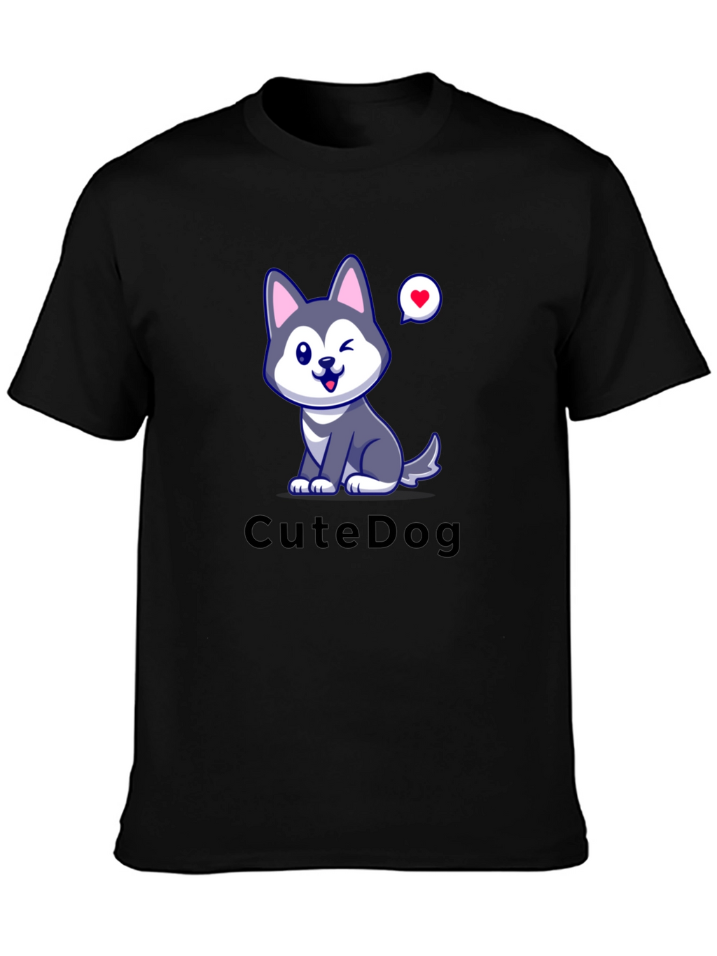 Cute Dog Graphic T-Shirt