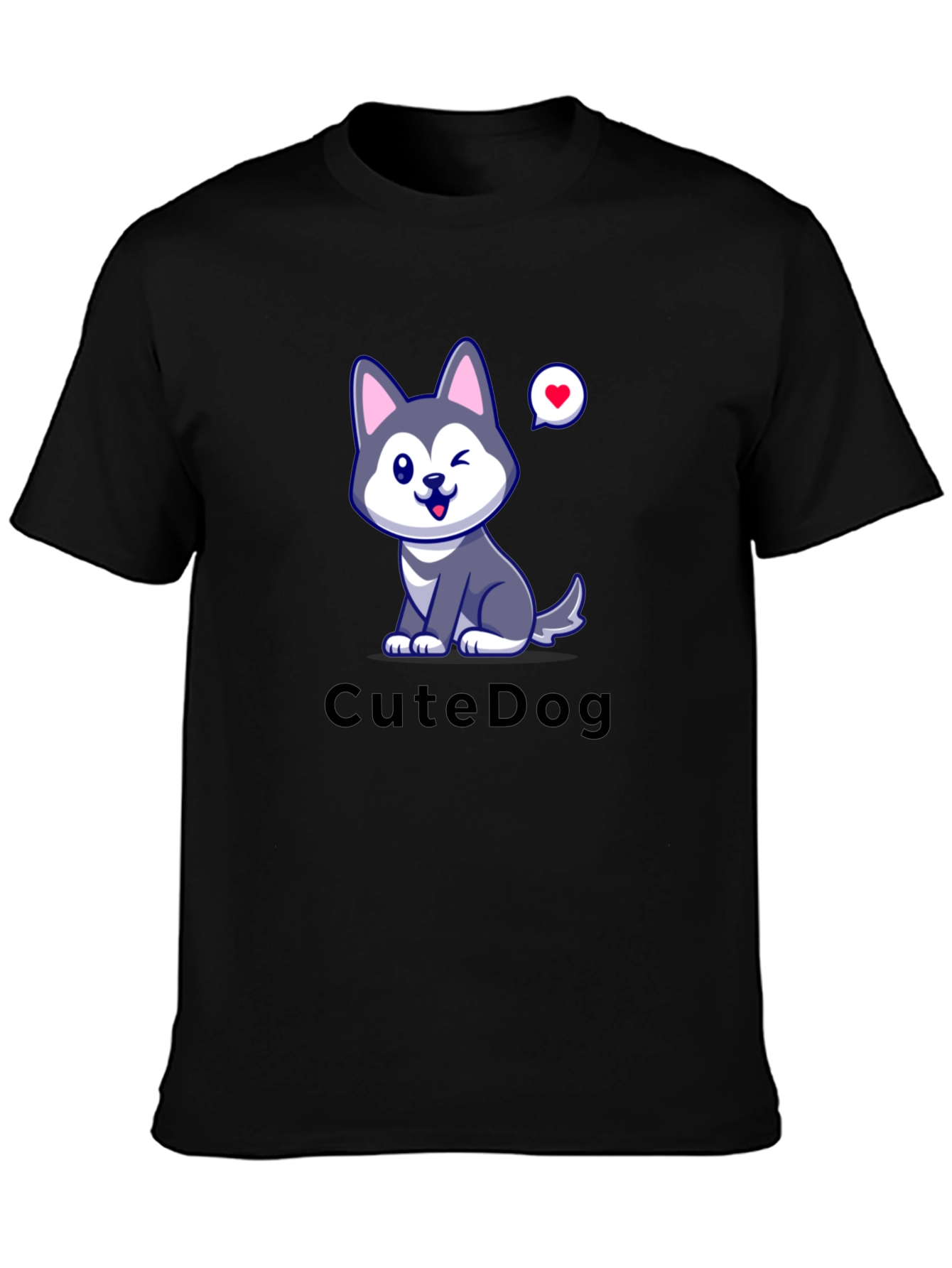 Cute Dog Graphic T-Shirt