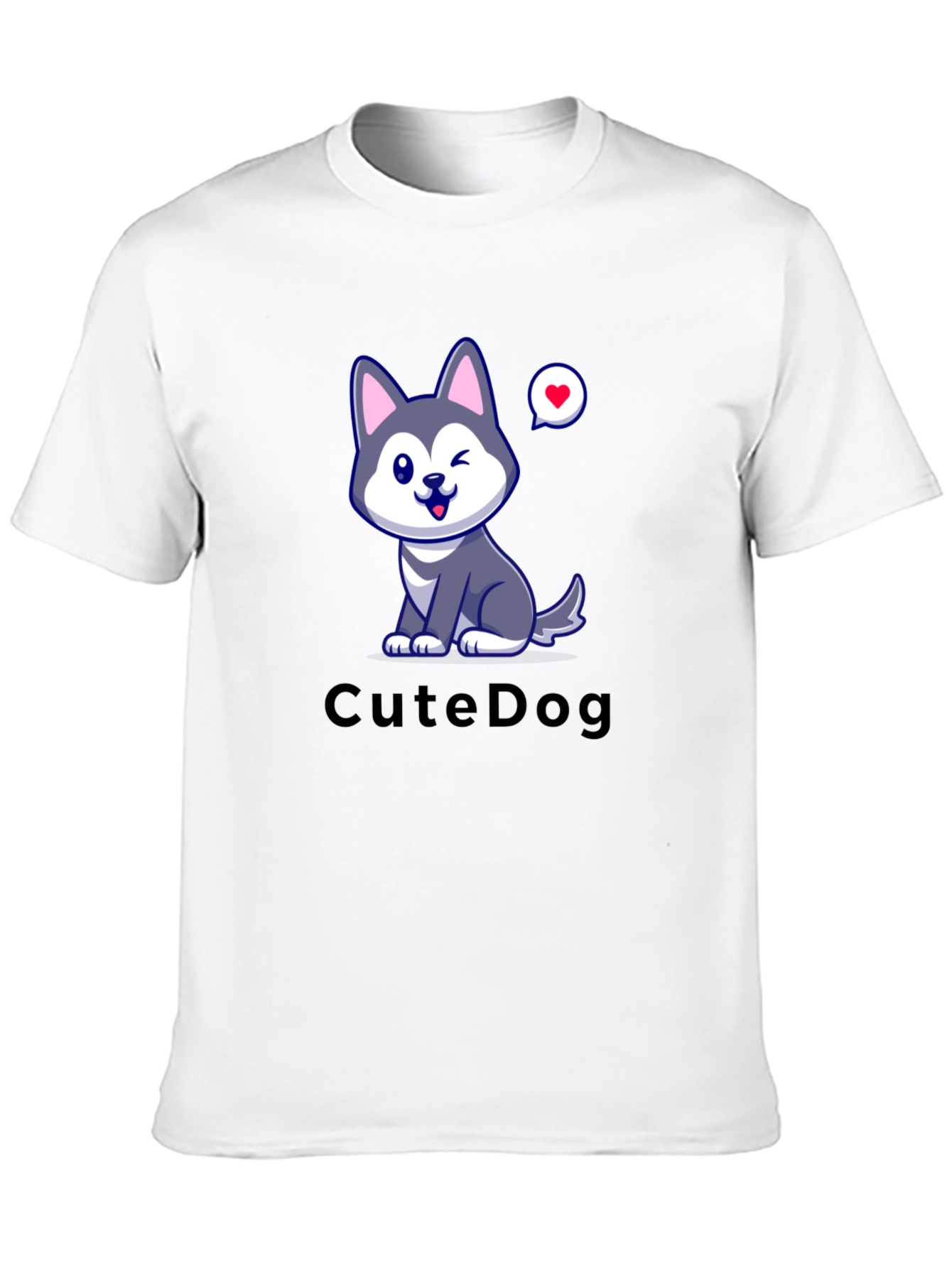 Cute Dog Graphic T-Shirt