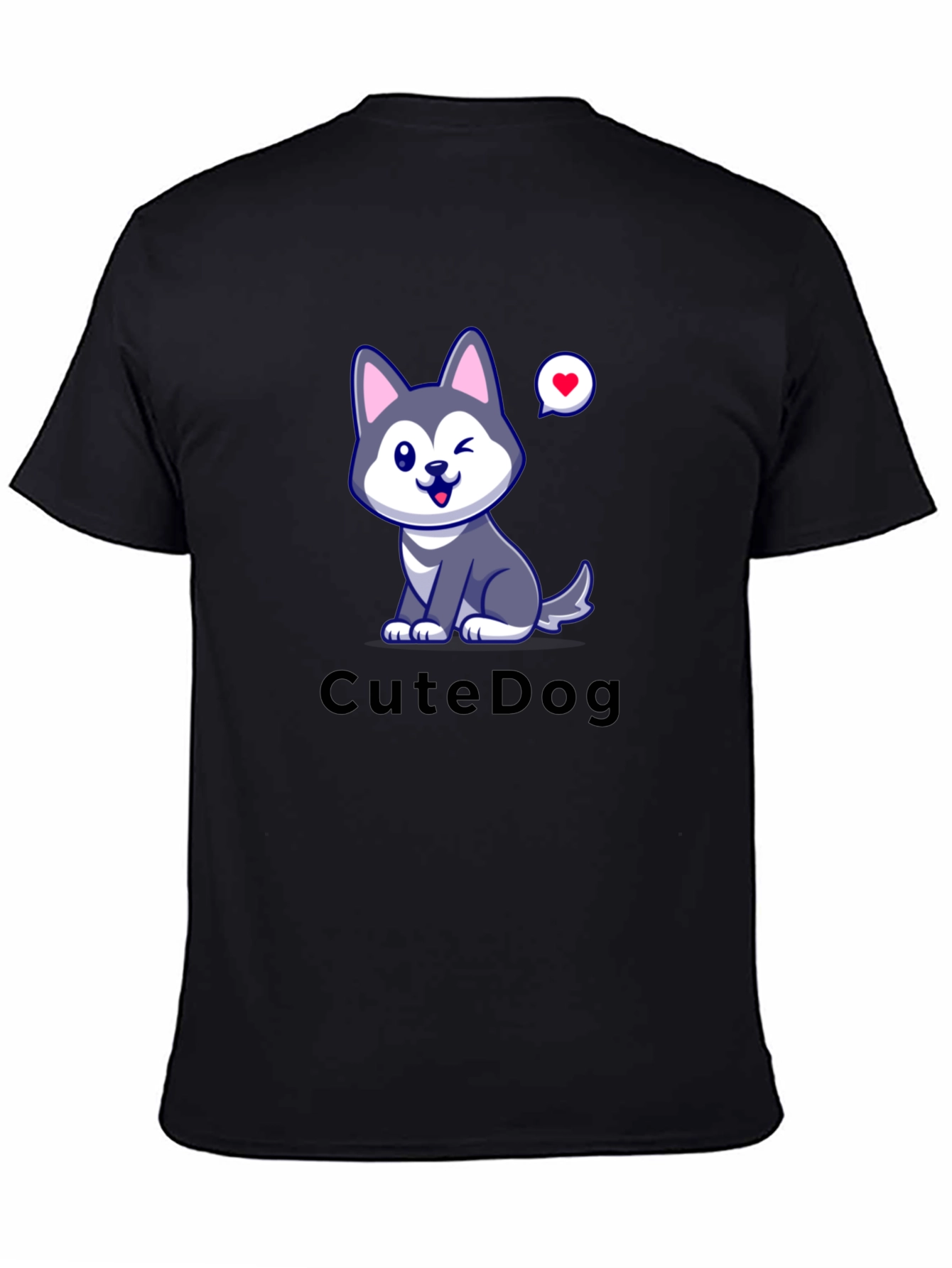 Cute Dog Graphic T-Shirt