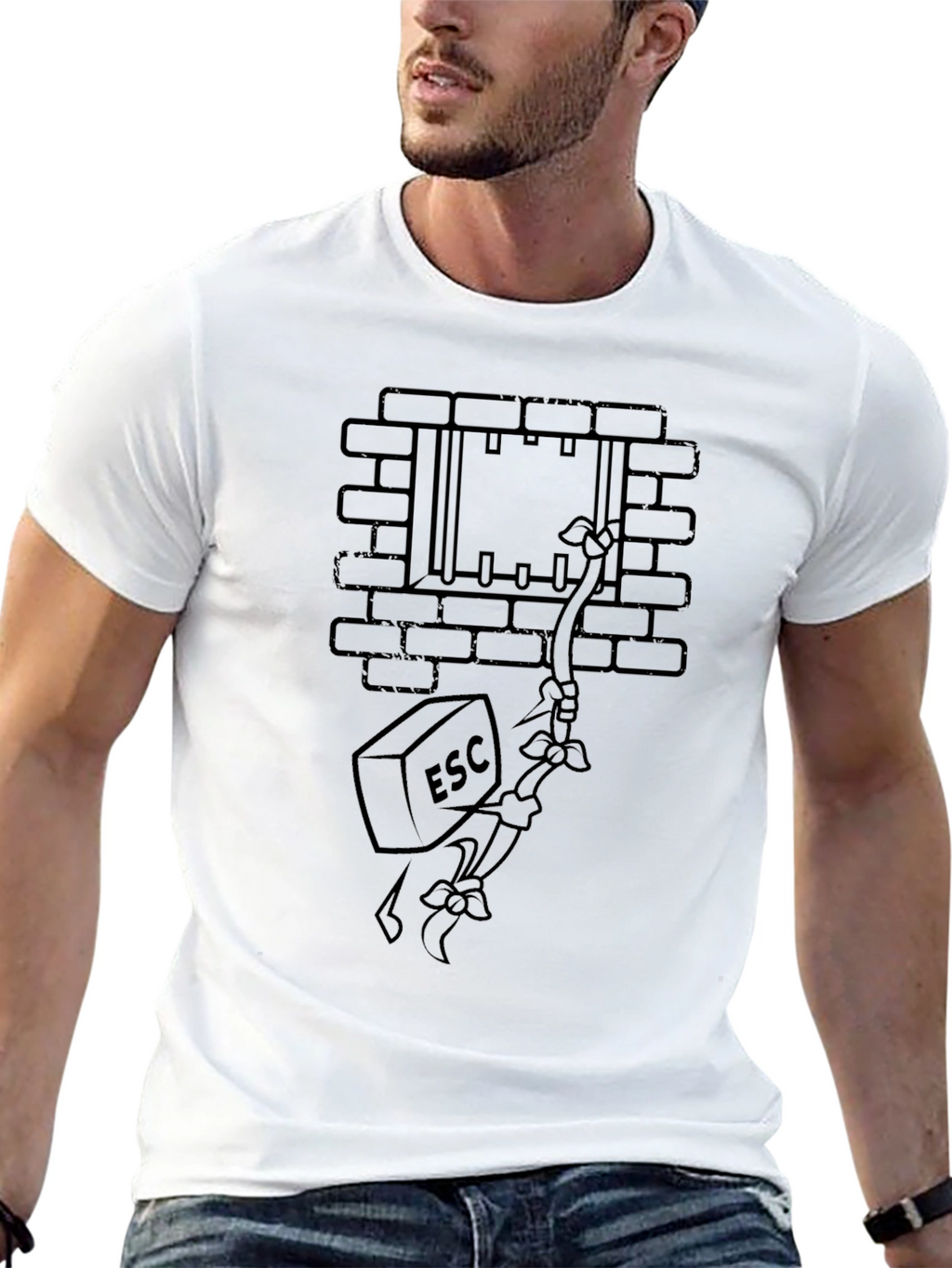 Escape Key T-Shirt - Funny Programmer Design
