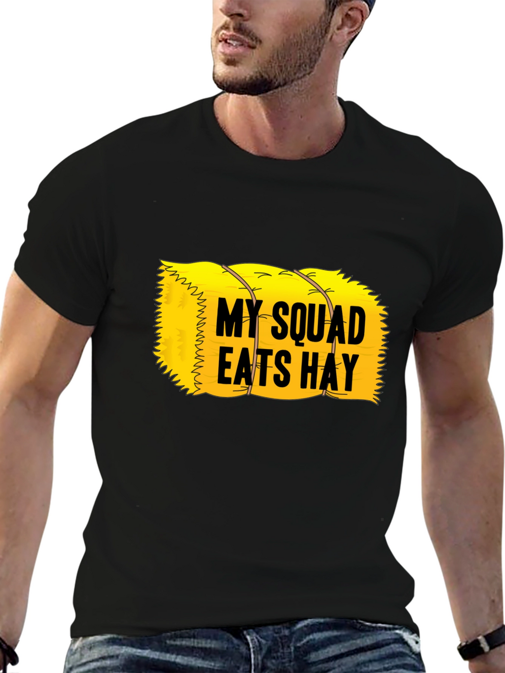 My Squad Eats Hay T-Shirt - Novelty Graphic Tee