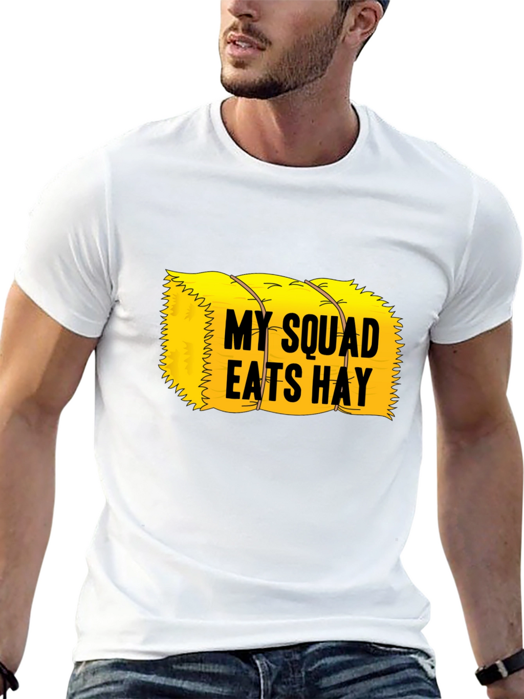 My Squad Eats Hay T-Shirt - Novelty Graphic Tee