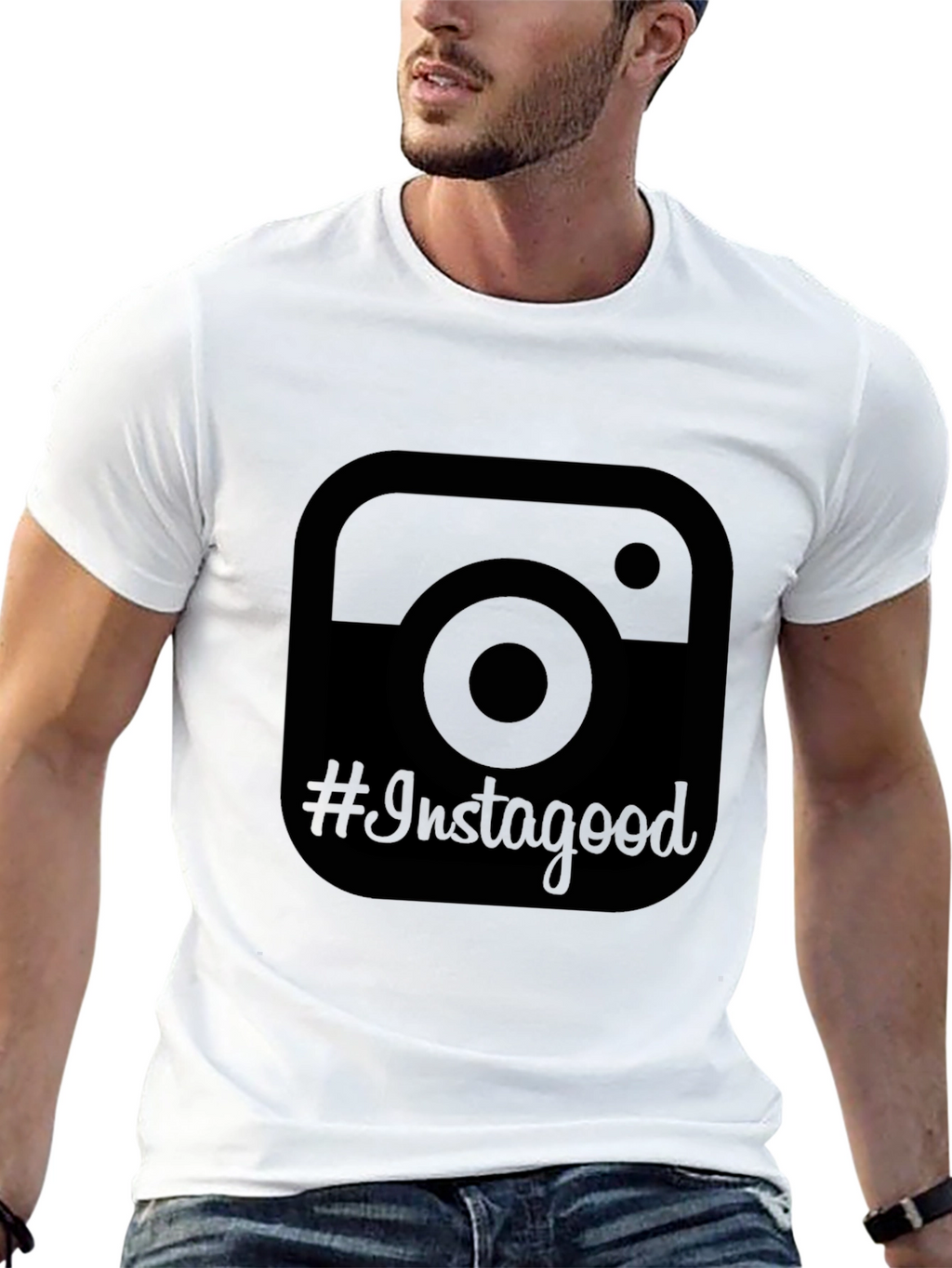Instagood Black T-Shirt