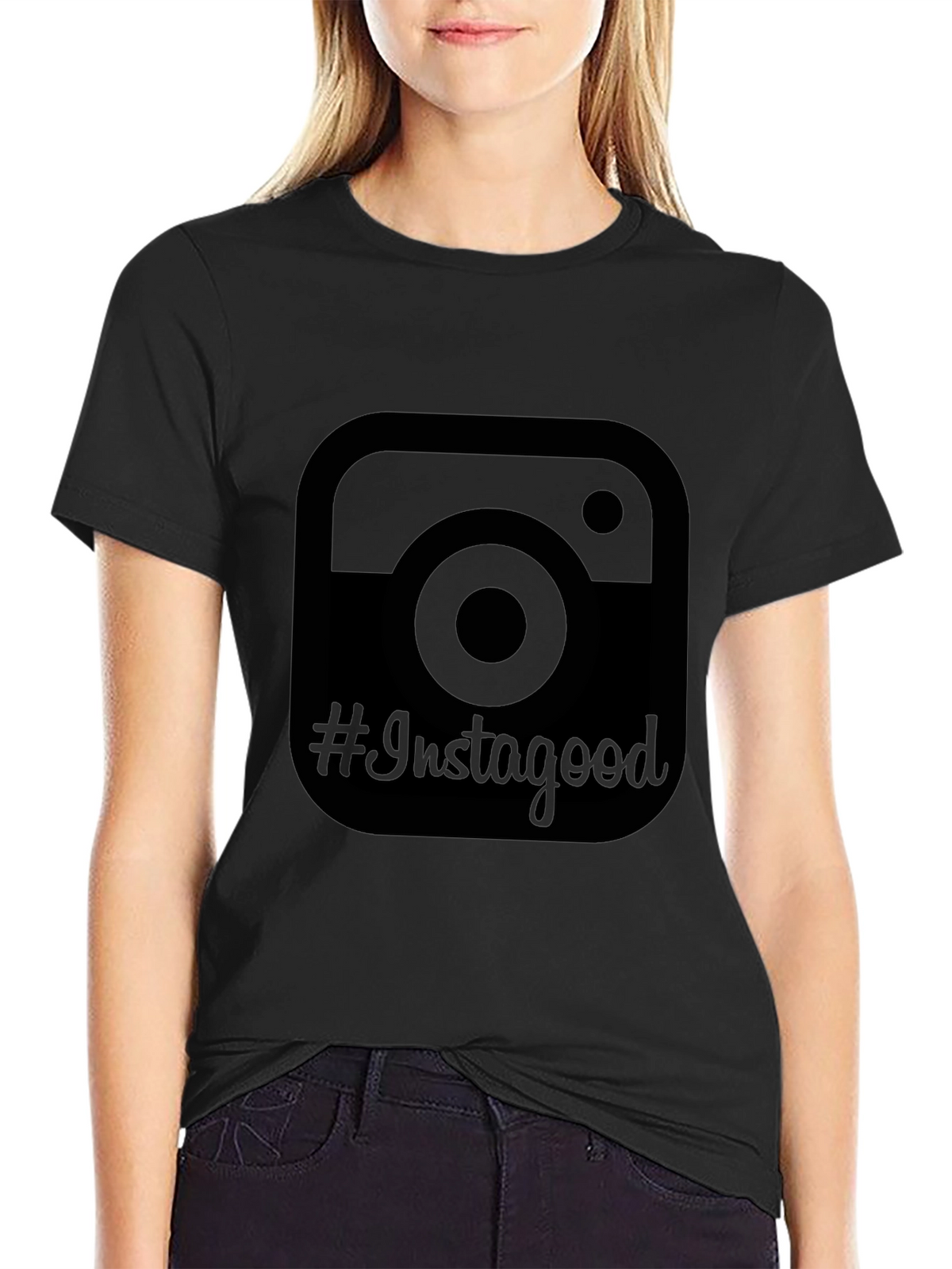 Instagood Black T-Shirt