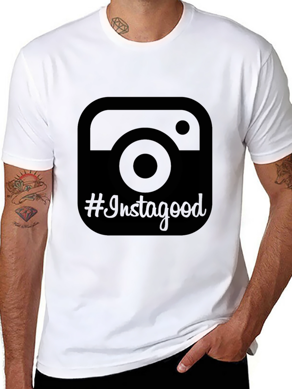 Instagood Black T-Shirt