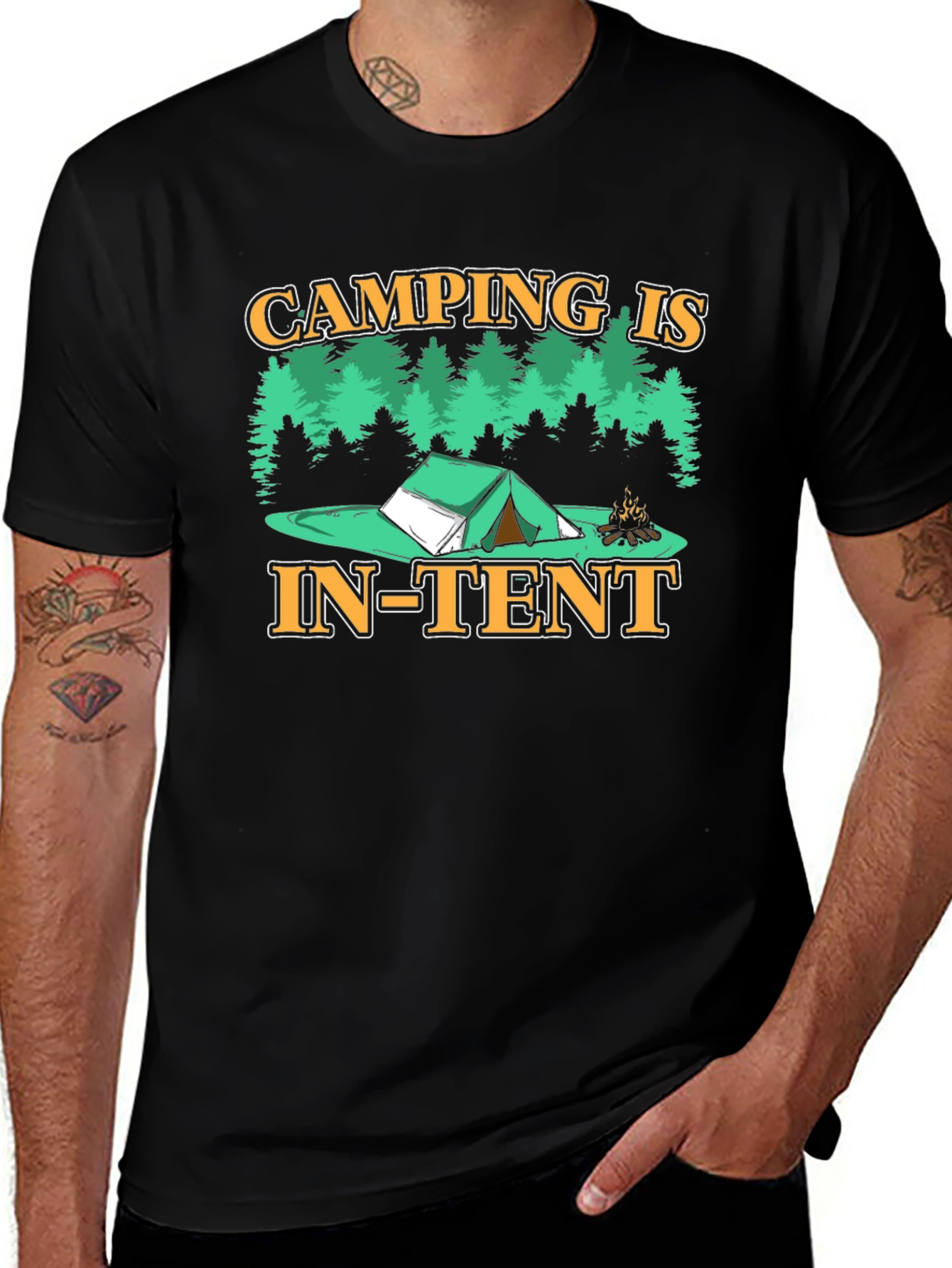 Camping is In-Tent T-Shirt