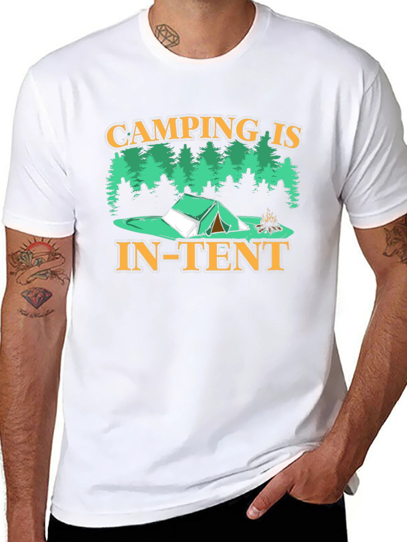 Camping is In-Tent T-Shirt