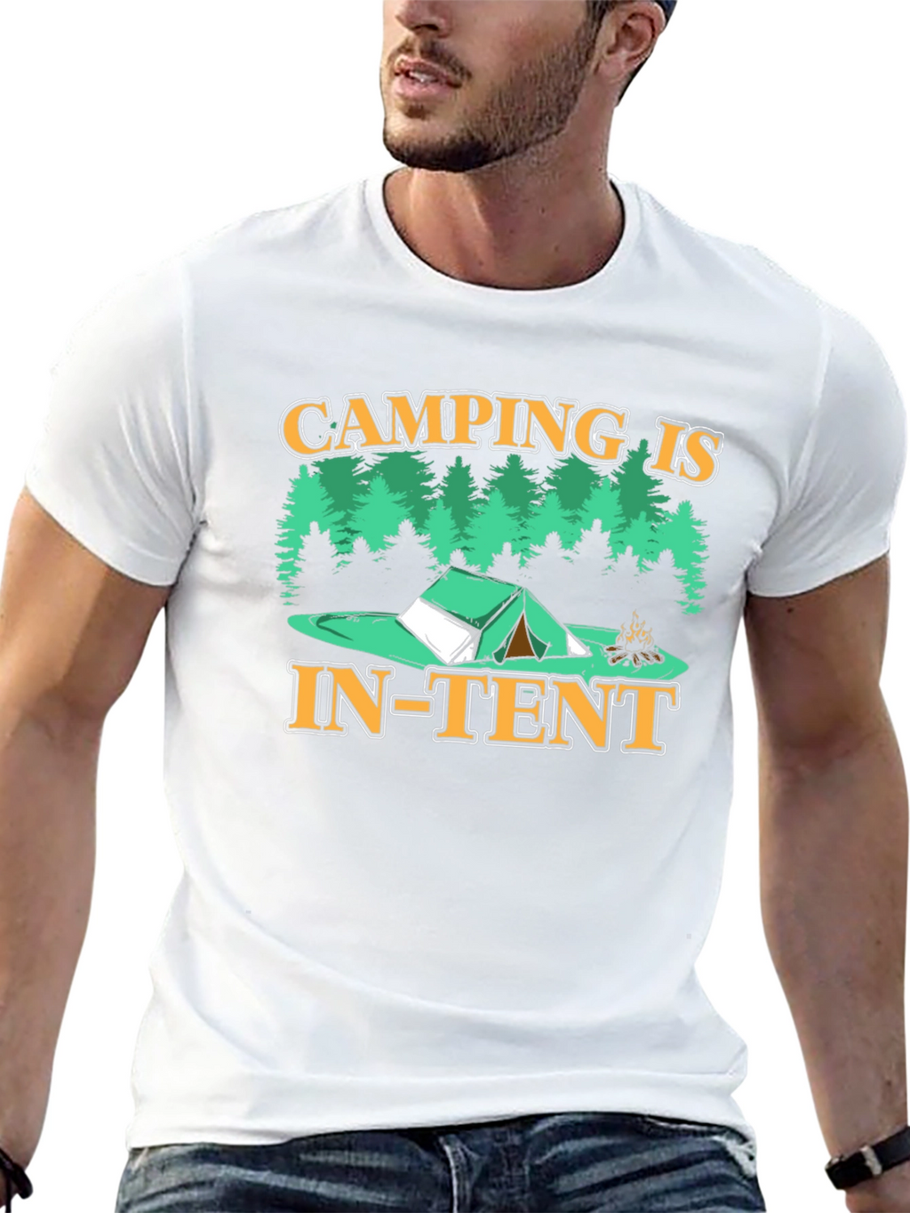 Camping is In-Tent T-Shirt