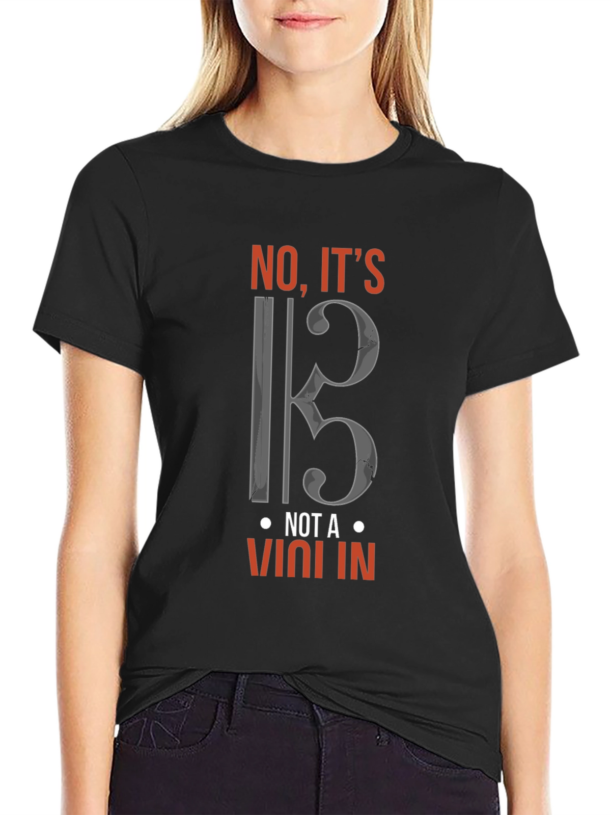 Viola Clef T-Shirt - Music Lovers Tee