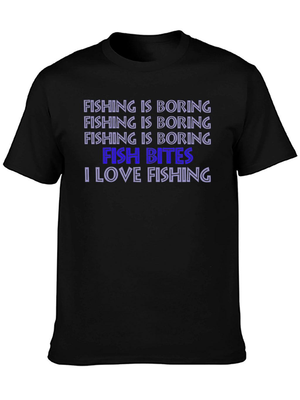 Fishing Humor T-Shirt: Fish Bites