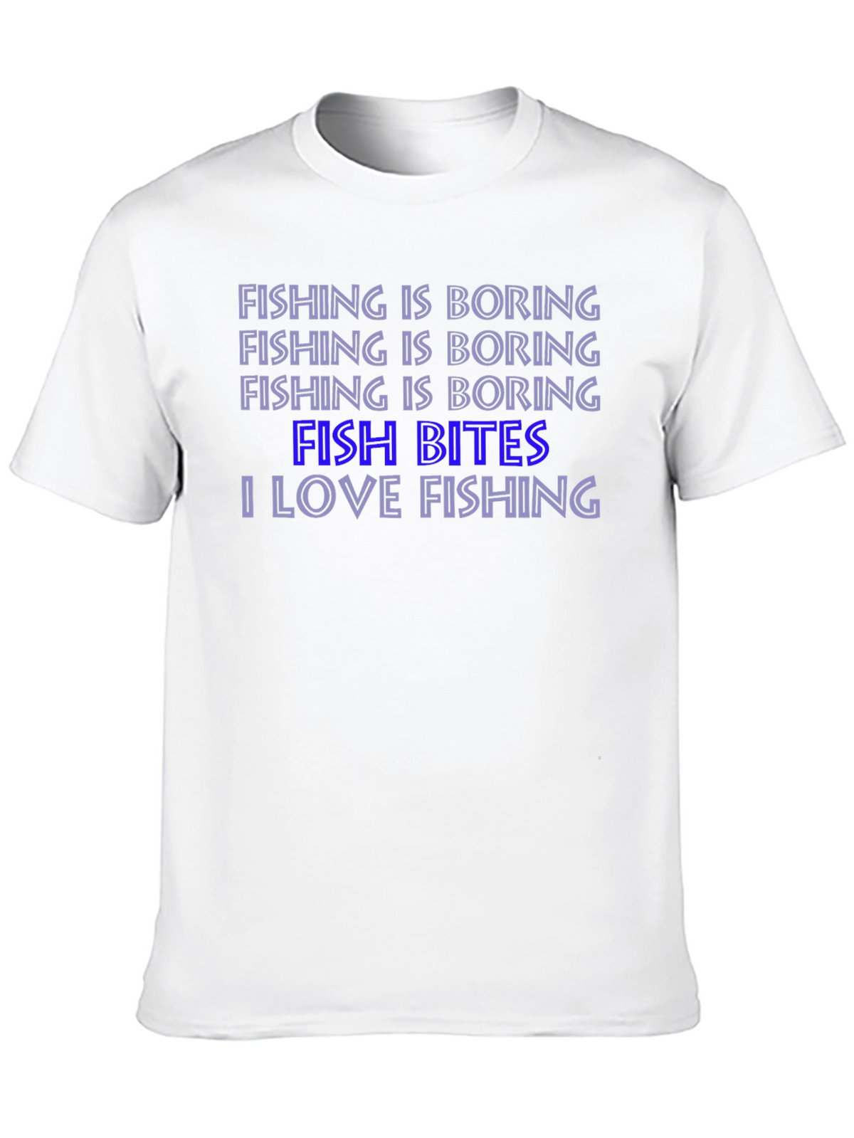 Fishing Humor T-Shirt: Fish Bites
