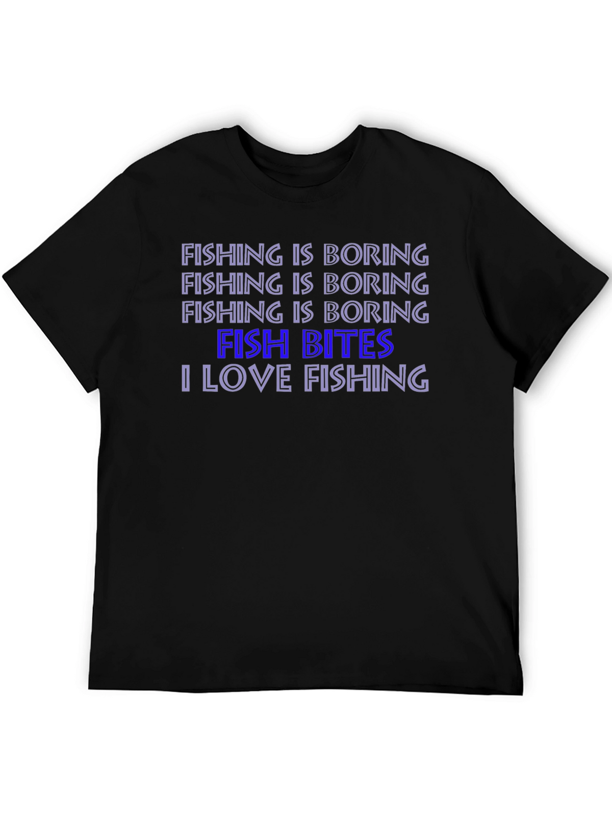 Fishing Humor T-Shirt: Fish Bites