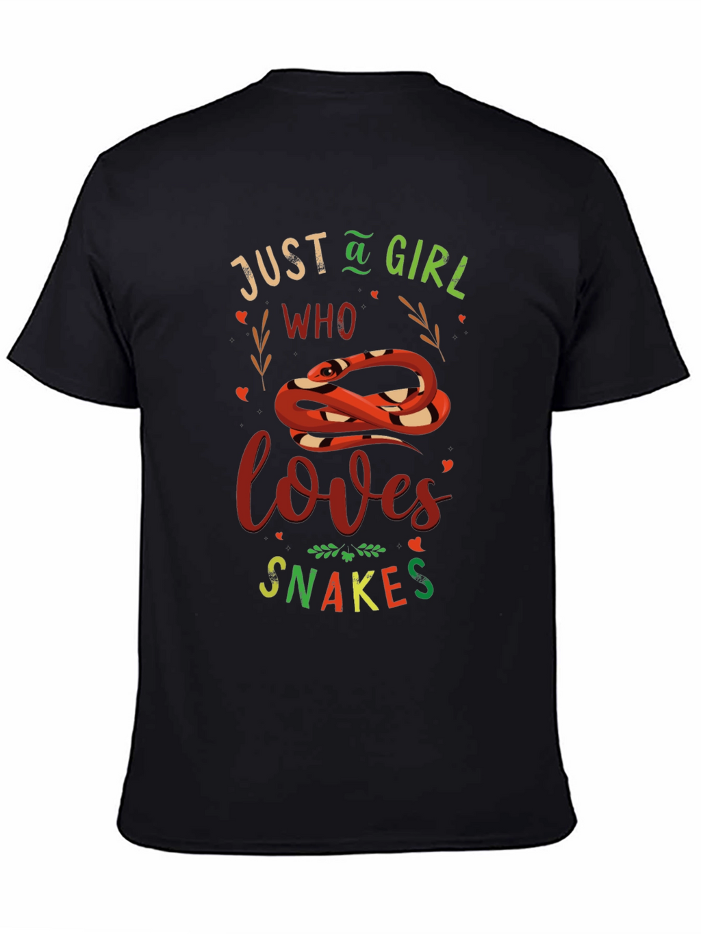 Just A Girl Who Loves Snakes Graphic Tee