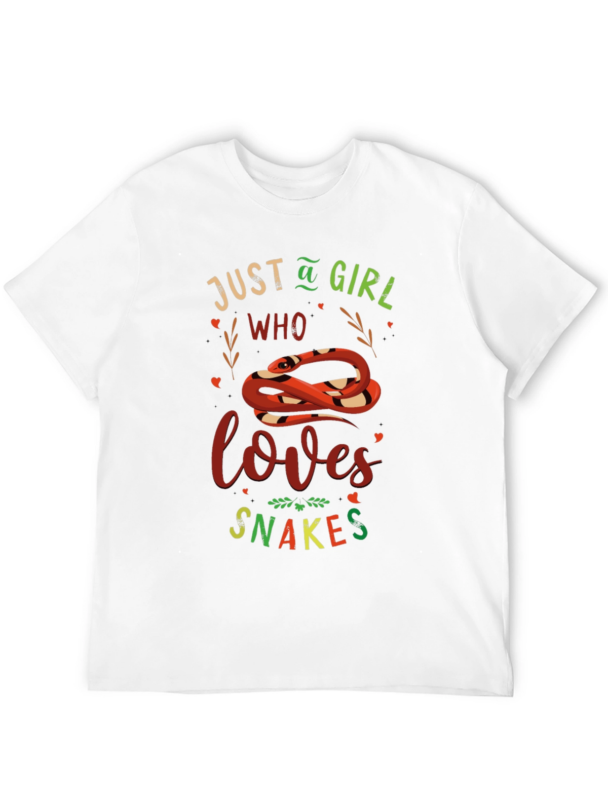 Just A Girl Who Loves Snakes Graphic Tee