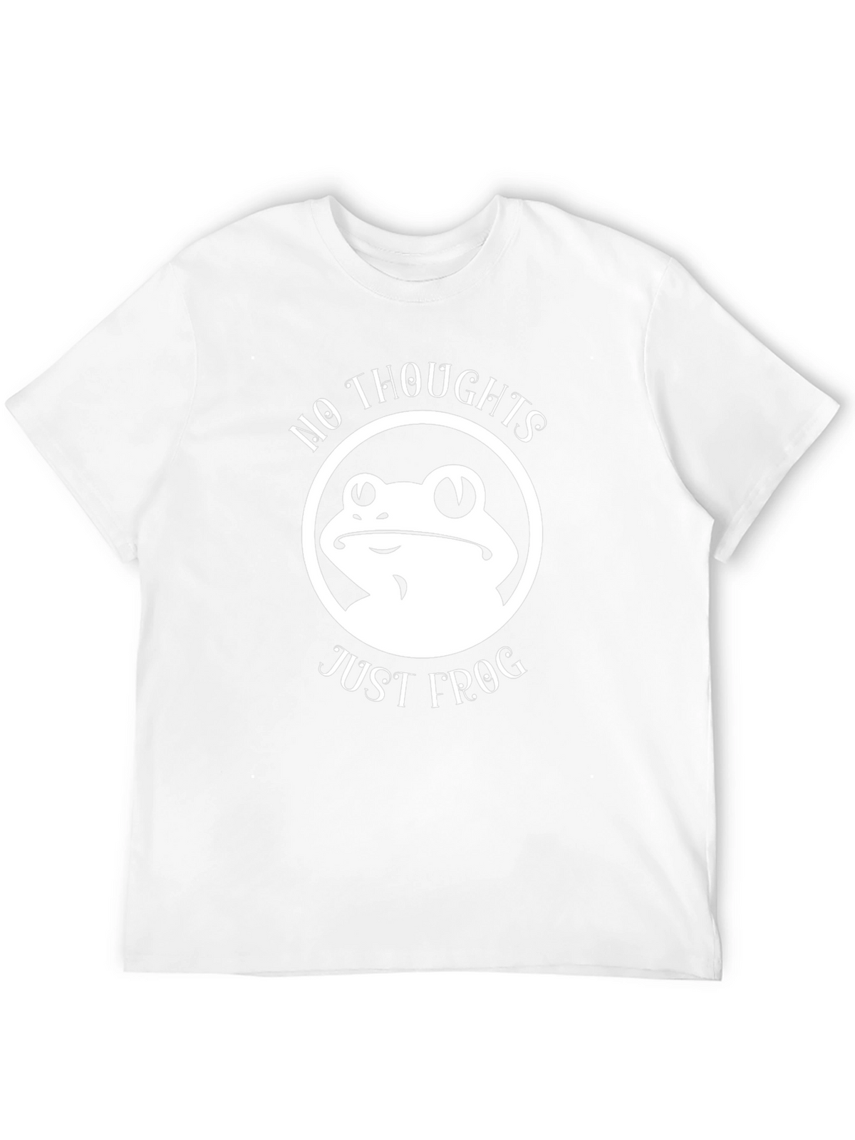 No Thoughts Just Frog T-Shirt Funny Graphic Tee