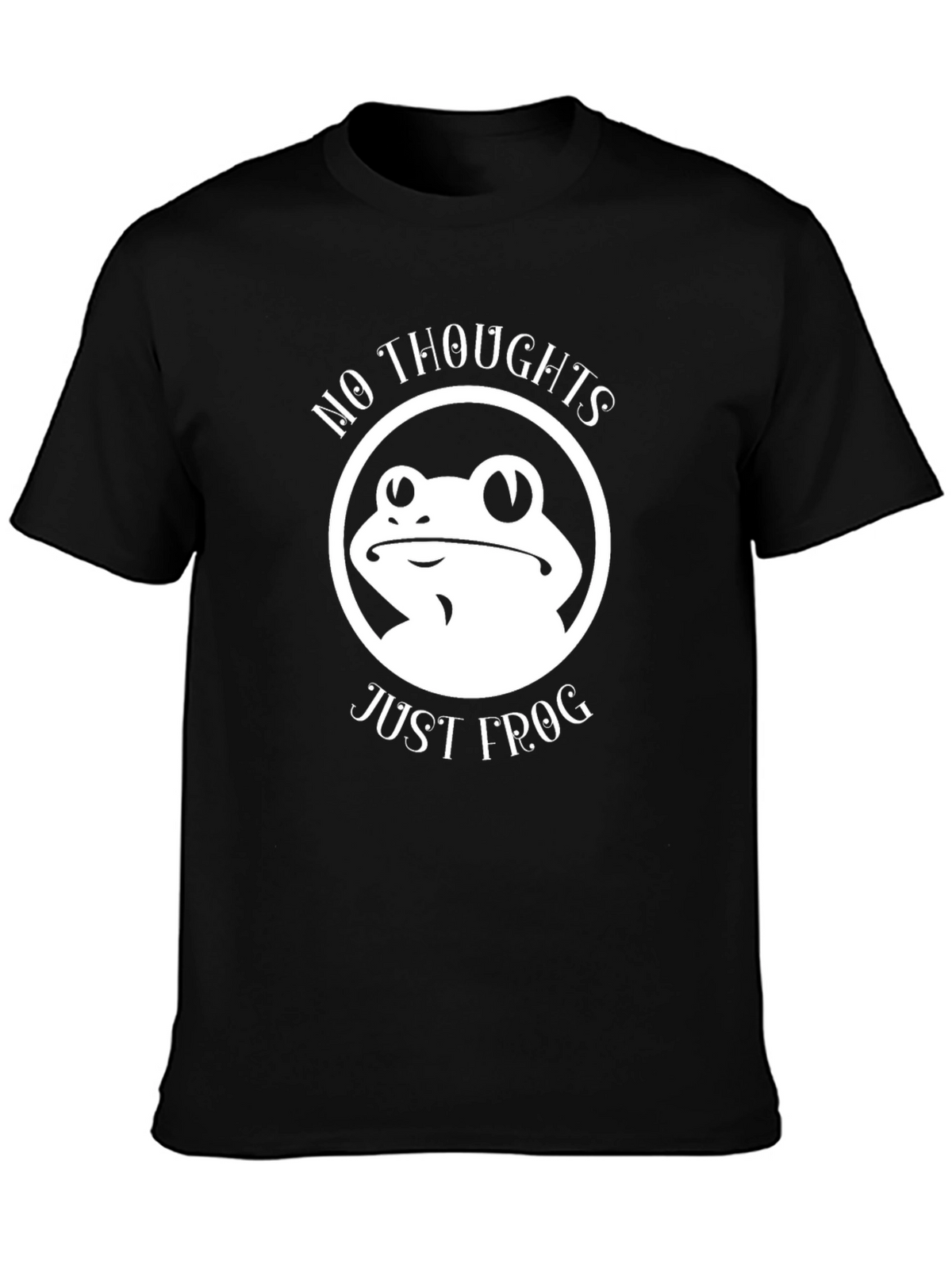 No Thoughts Just Frog T-Shirt Funny Graphic Tee