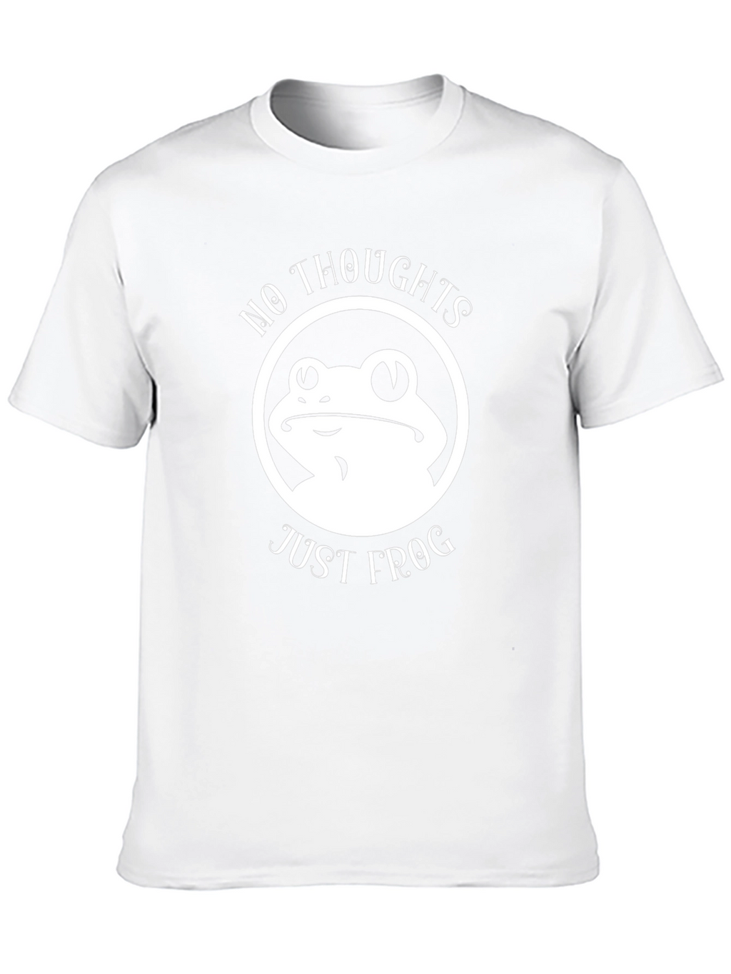 No Thoughts Just Frog T-Shirt Funny Graphic Tee