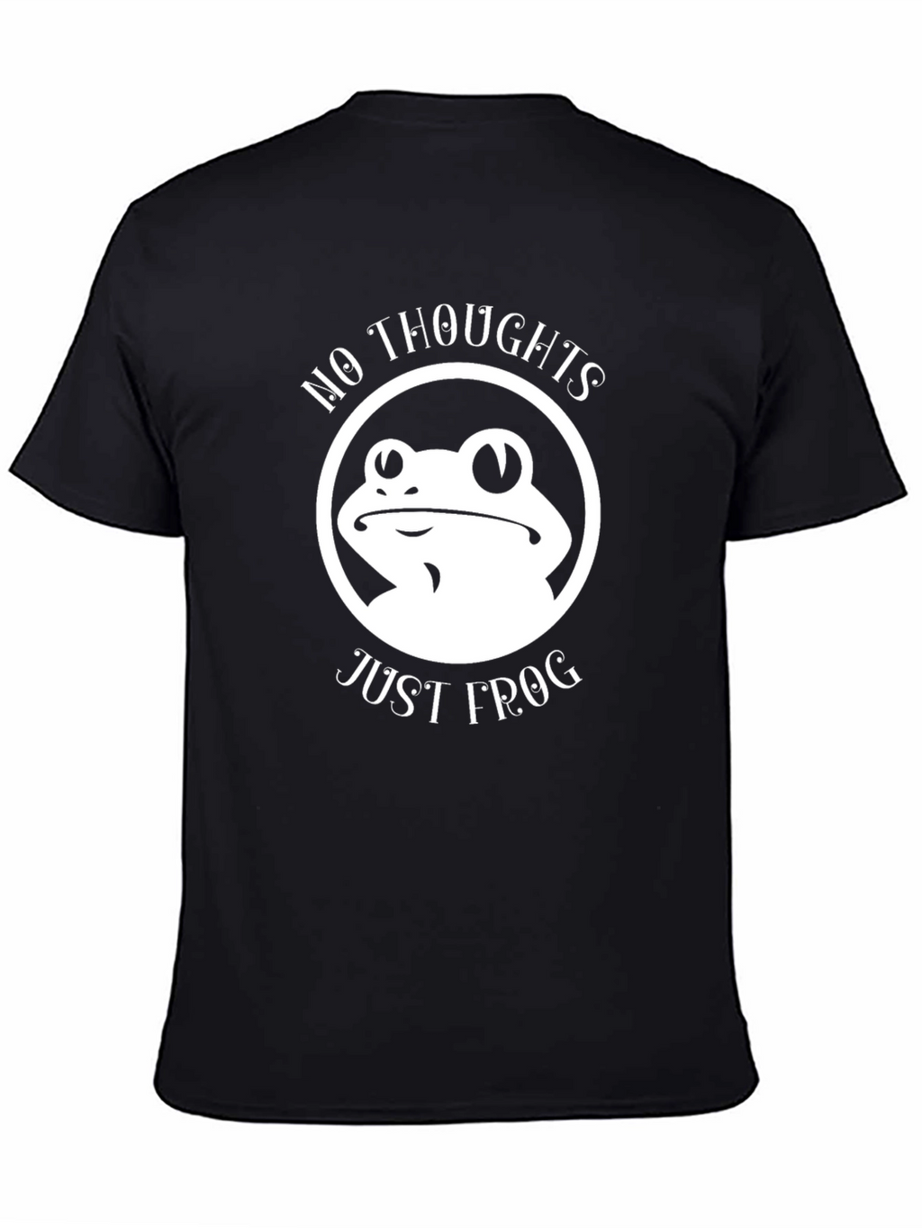 No Thoughts Just Frog T-Shirt Funny Graphic Tee