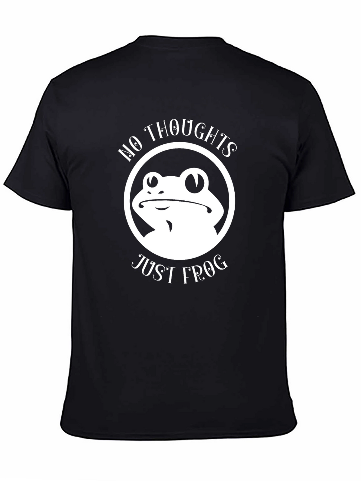 No Thoughts Just Frog T-Shirt Funny Graphic Tee