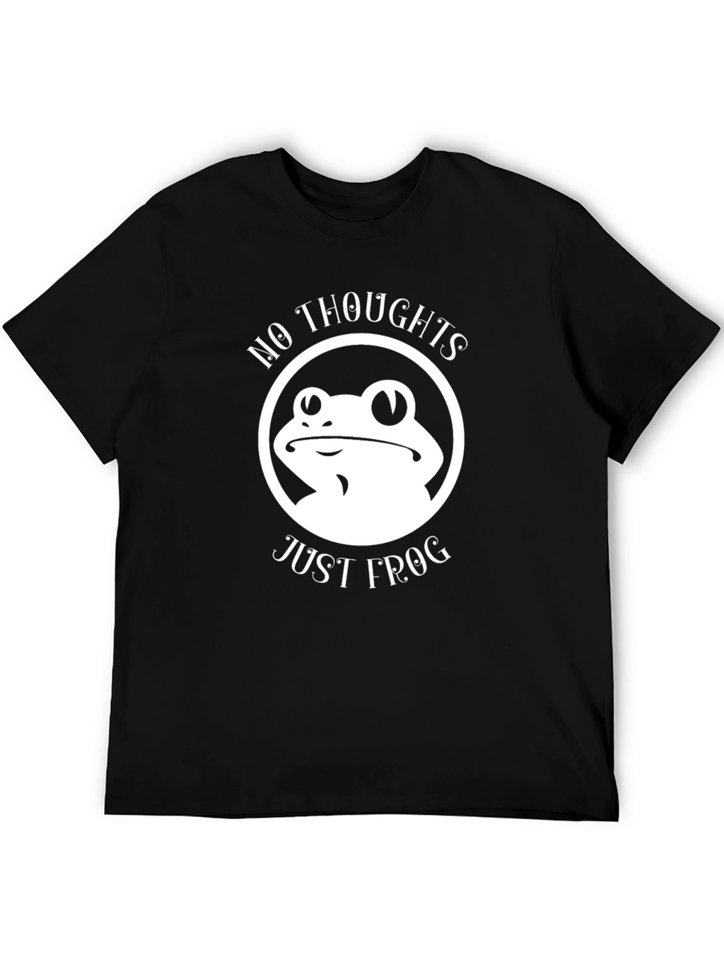 No Thoughts Just Frog T-Shirt Funny Graphic Tee