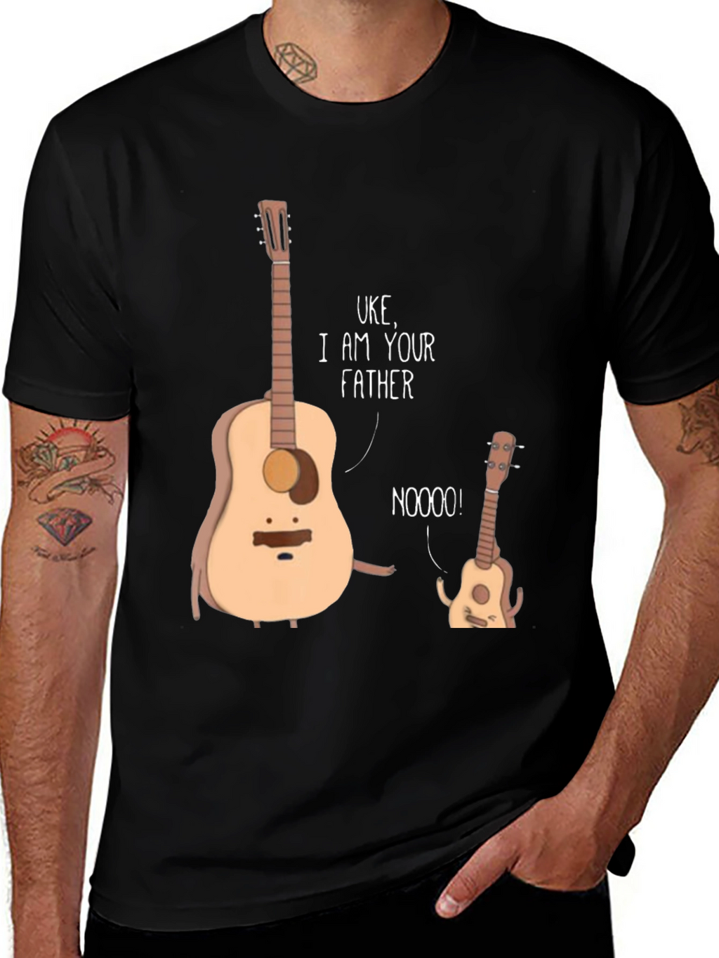 Uke I Am Your Father Funny Music T-Shirt