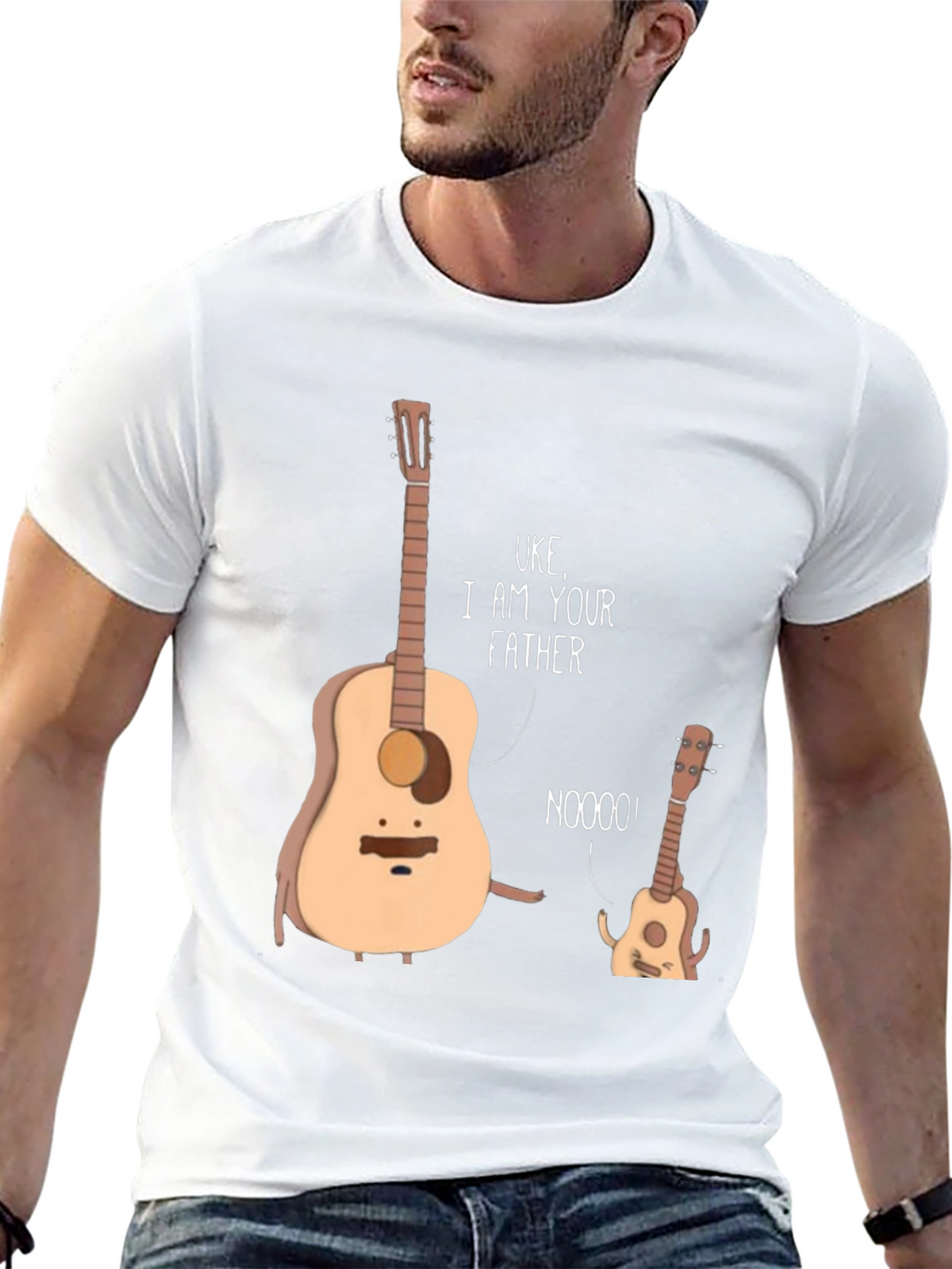 Uke I Am Your Father Funny Music T-Shirt
