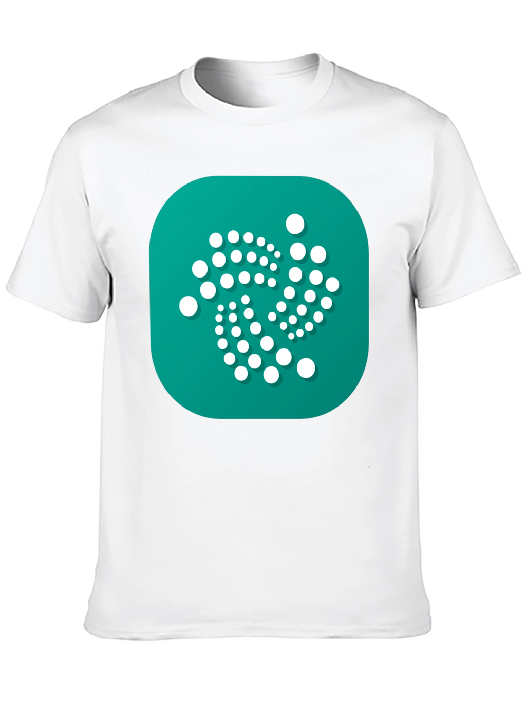 IOTA Crypto Black T-Shirt - Modern Digital Currency Design