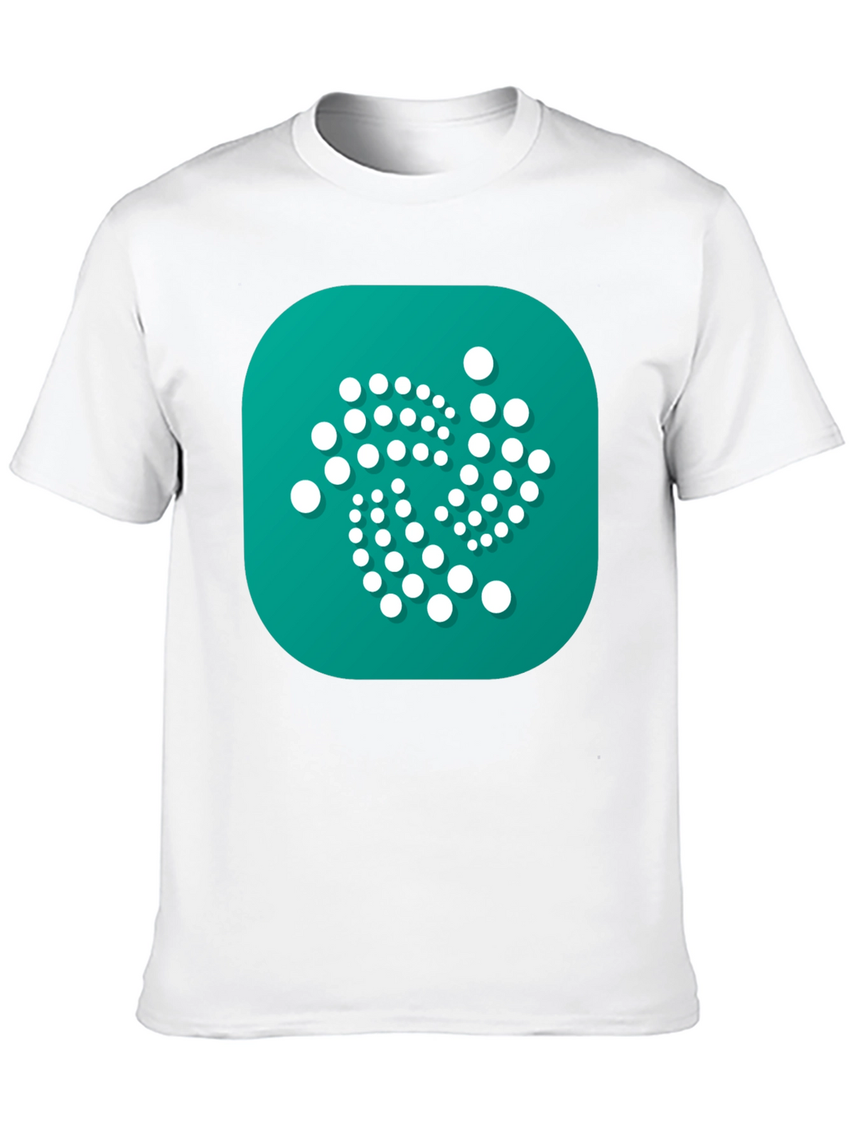IOTA Crypto Black T-Shirt - Modern Digital Currency Design