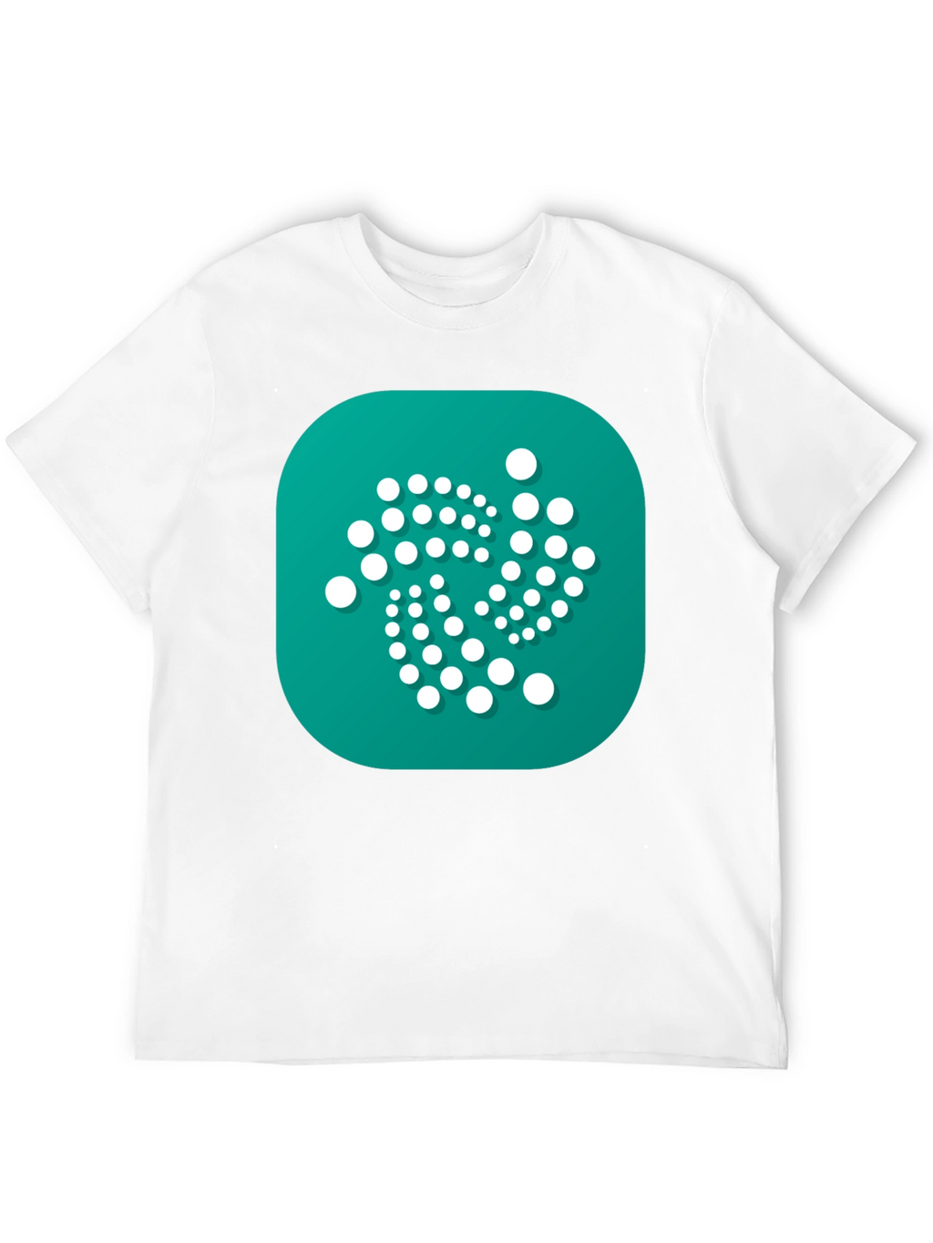 IOTA Crypto Black T-Shirt - Modern Digital Currency Design